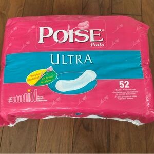 Poise Ultra Pads 52 pack New Old Stock 1998